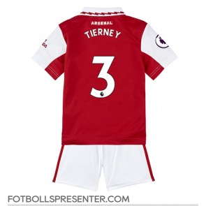 Arsenal Kieran Tierney #3 Hemmatröja Barn 2022-23 Kortärmad (+ korta byxor)